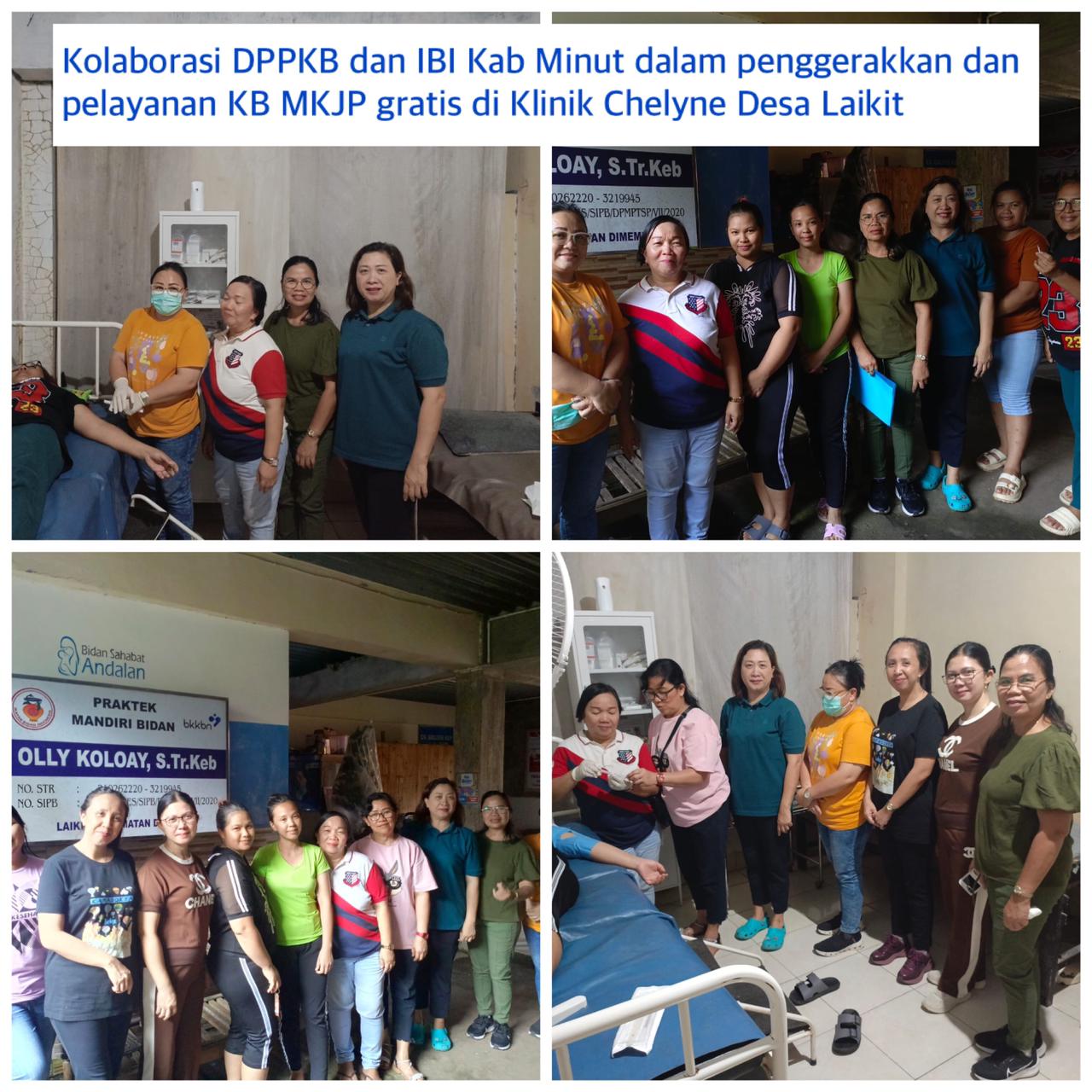 Kolaborasi DPPKB dan IBI Kab. Minut